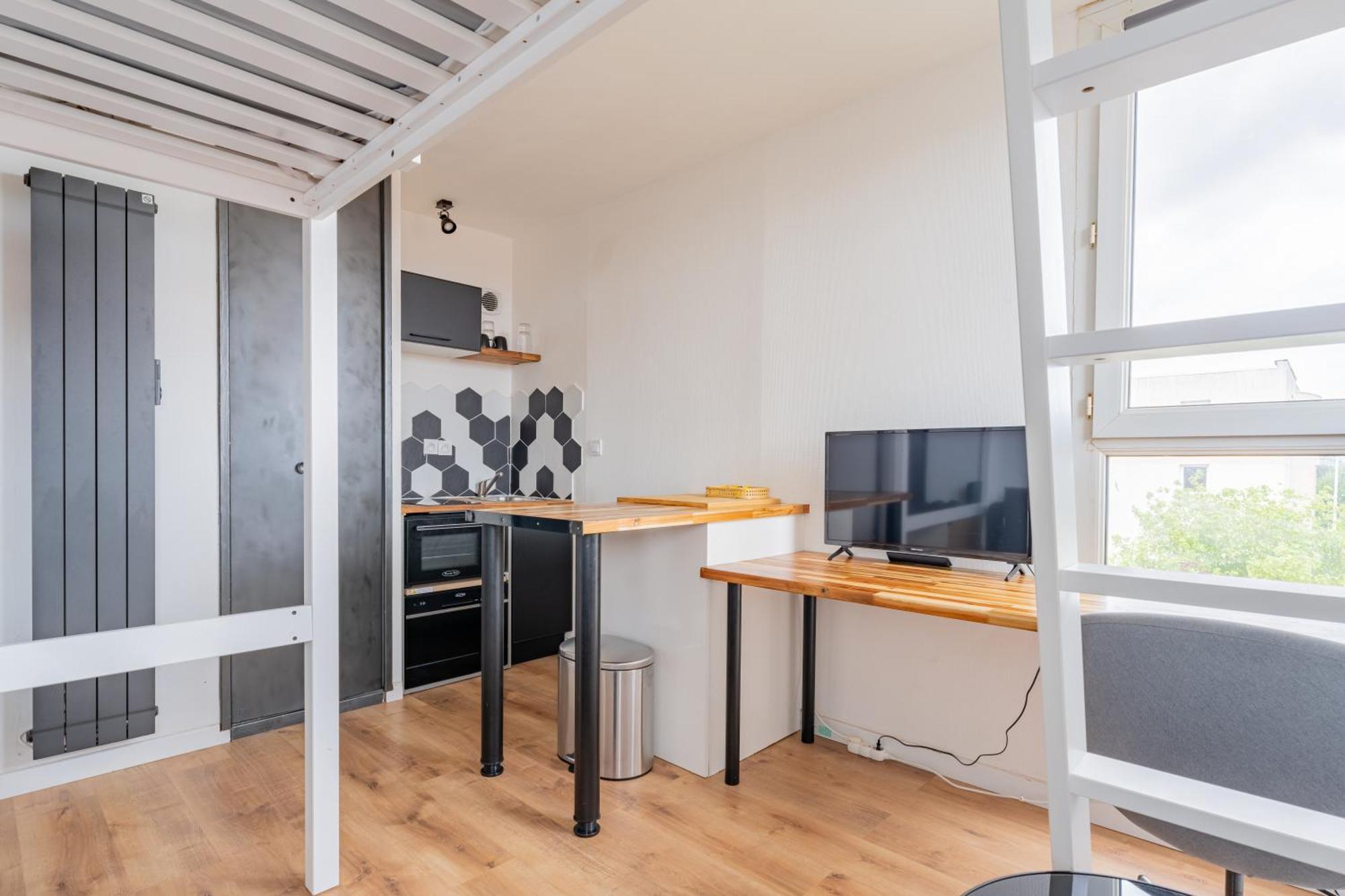 דירות אראס Charlemagne - Studio Confortable Avec Parking Gratuit - Quelques Pas De La Gare, Cuisine, Wifi מראה חיצוני תמונה